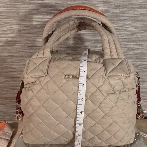 MZ Wallace Small Sutton Crossbody Bag in Cream - Picture 8 of 15